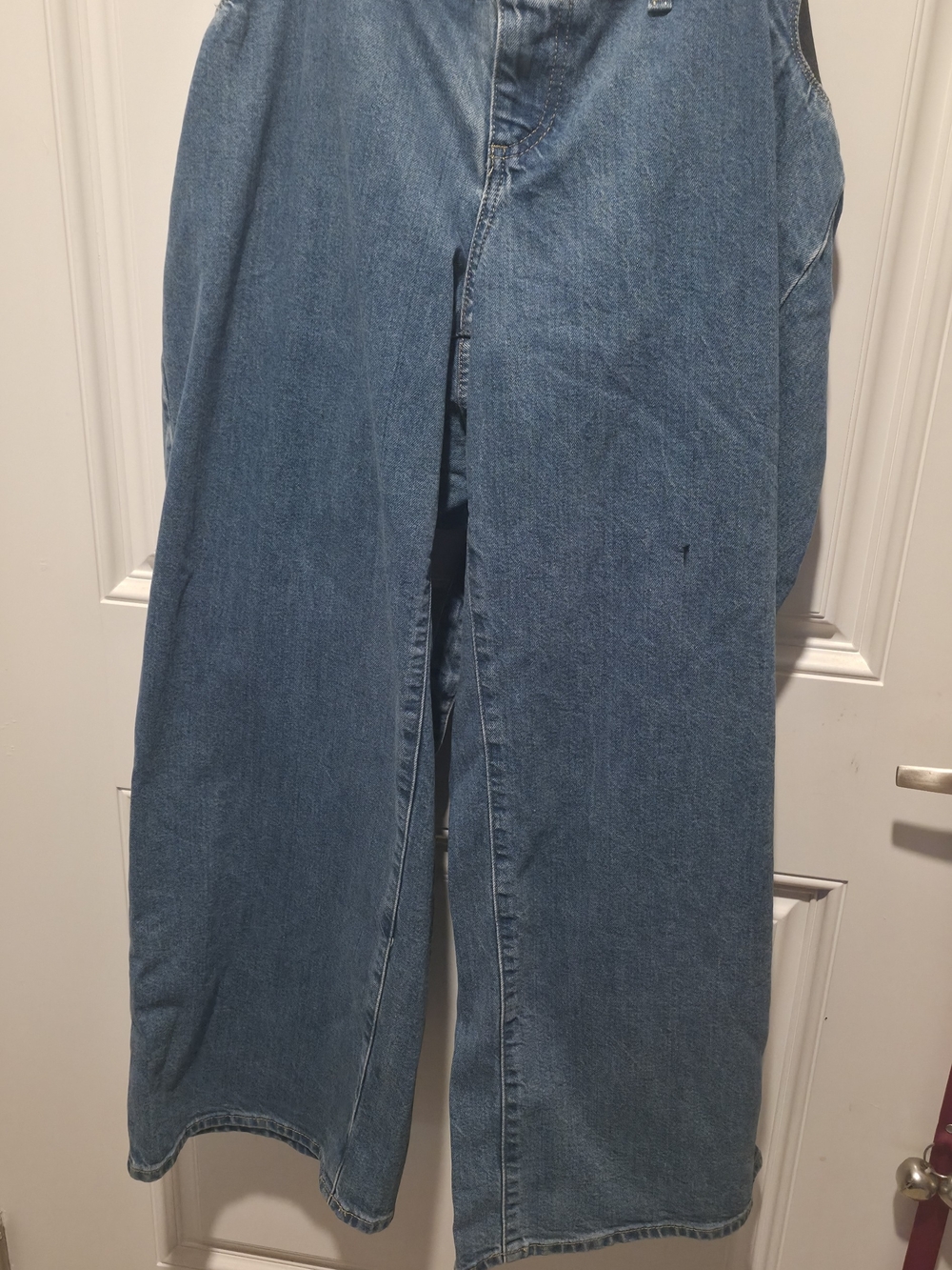 Ingrid & Isabel Blue Denim Maternity Overalls - Picture 2 of 5